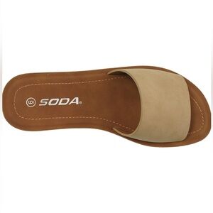 Soda slip on sandals